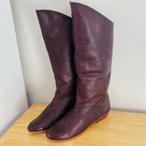 6.5 Dex Brown Leather Boots